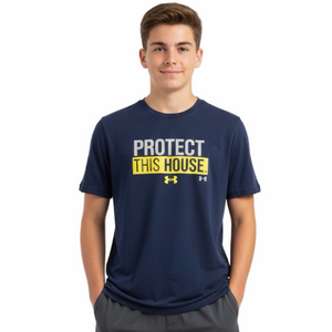 Under Armour Protect This House Activewear Athletic Short Sleeve Top Shirt XL